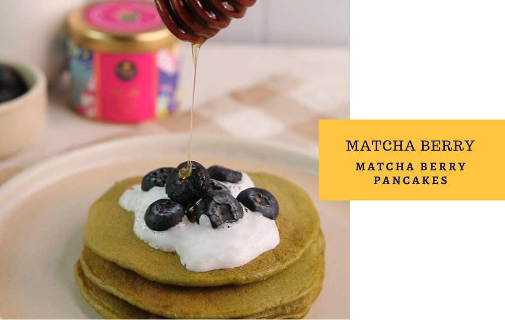 Matcha Berry Pancakes – Karma Kettle Teas