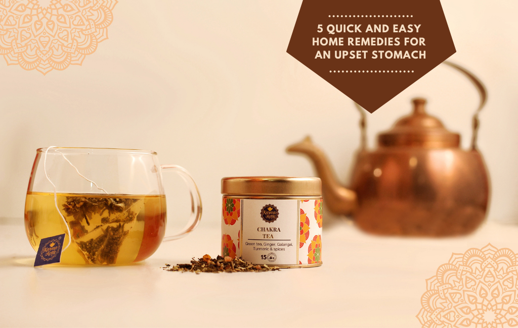 5 Quick and Easy Home Remedies for an Upset Stomach Karma Kettle Teas