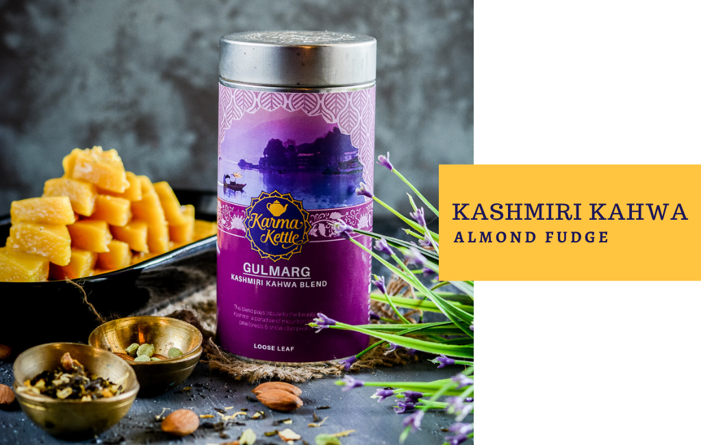 Kashmiri Kahwa Almond Fudge – Karma Kettle Teas
