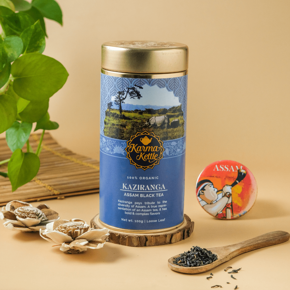 Best quality organic Assam black teaKaziranga Karma Kettle Teas