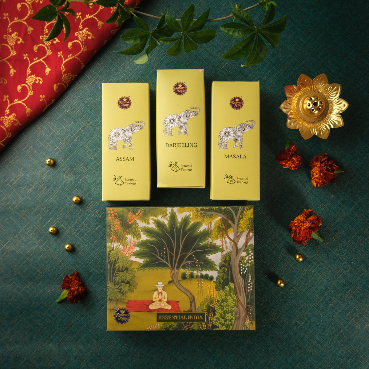 Buy Best Indian Tea Gift Set Essential India Tea Gift Box Karma