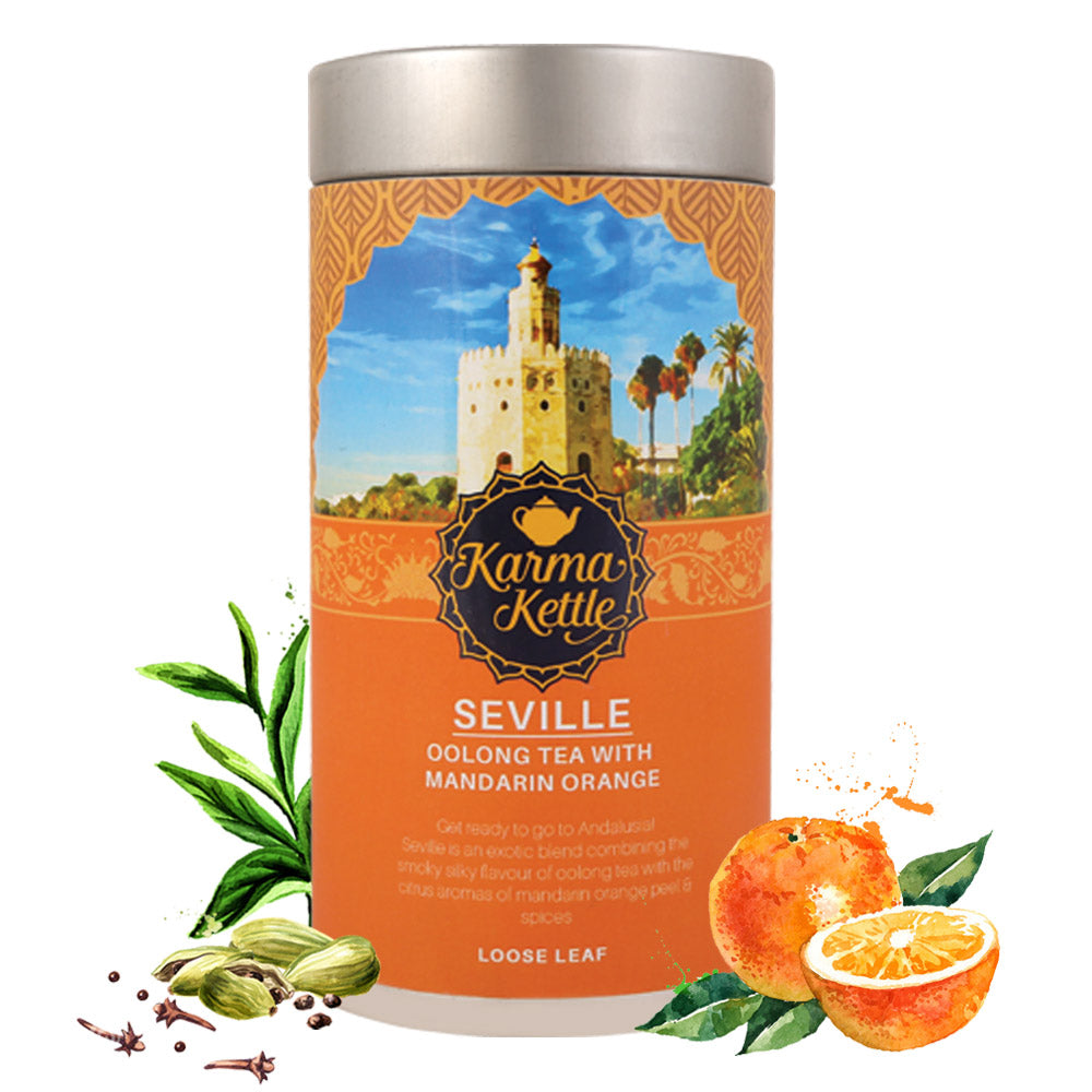 Buy Premium Oolong Tea with Orange Seville Karma Kettle Karma Kettle Teas