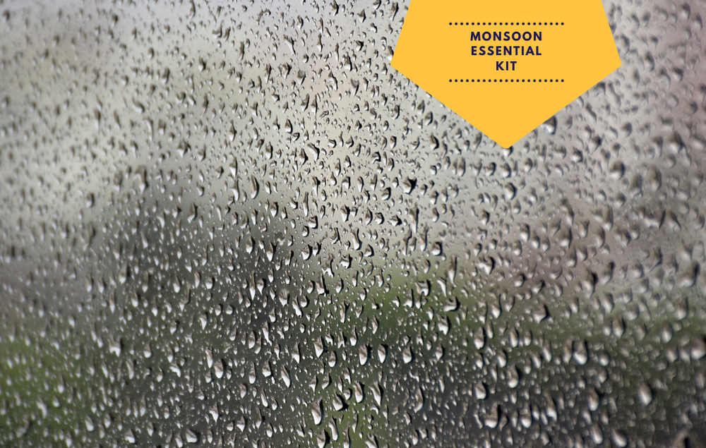 Its not raining men, but you must have a monsoon survival kit packed with essentials! (Hint: Tea is one of them)