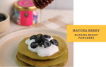 Matcha Berry Pancakes