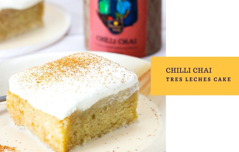 Chilli Chai Tres Leches Cake