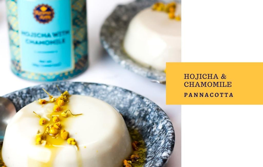 Hojicha & Chamomile Pannacotta