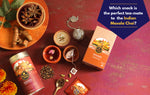 Which snack makes a good tea-mate to masala chai?