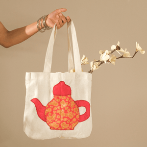 
                  
                    Load image into Gallery viewer, Karma Cares Kettle Tote Bag
                  
                