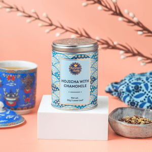 
                  
                    Load image into Gallery viewer, Hojicha and chamomile tea
                  
                