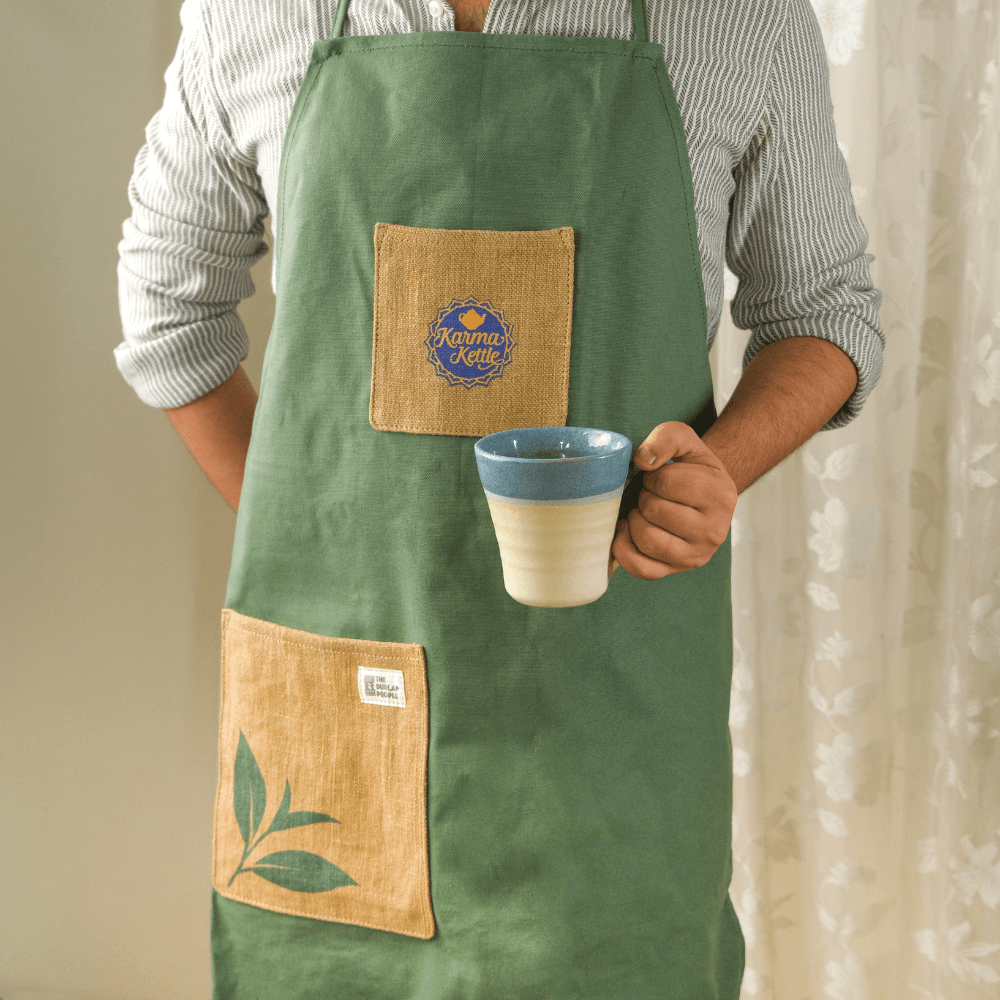 Burlap Apron