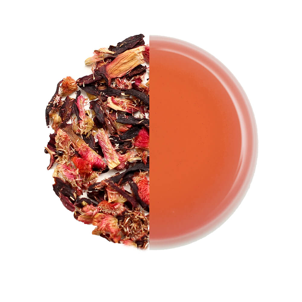 
                  
                    Load image into Gallery viewer, Hibiscus tea with strawberries &amp;amp; cockscomb
                  
                