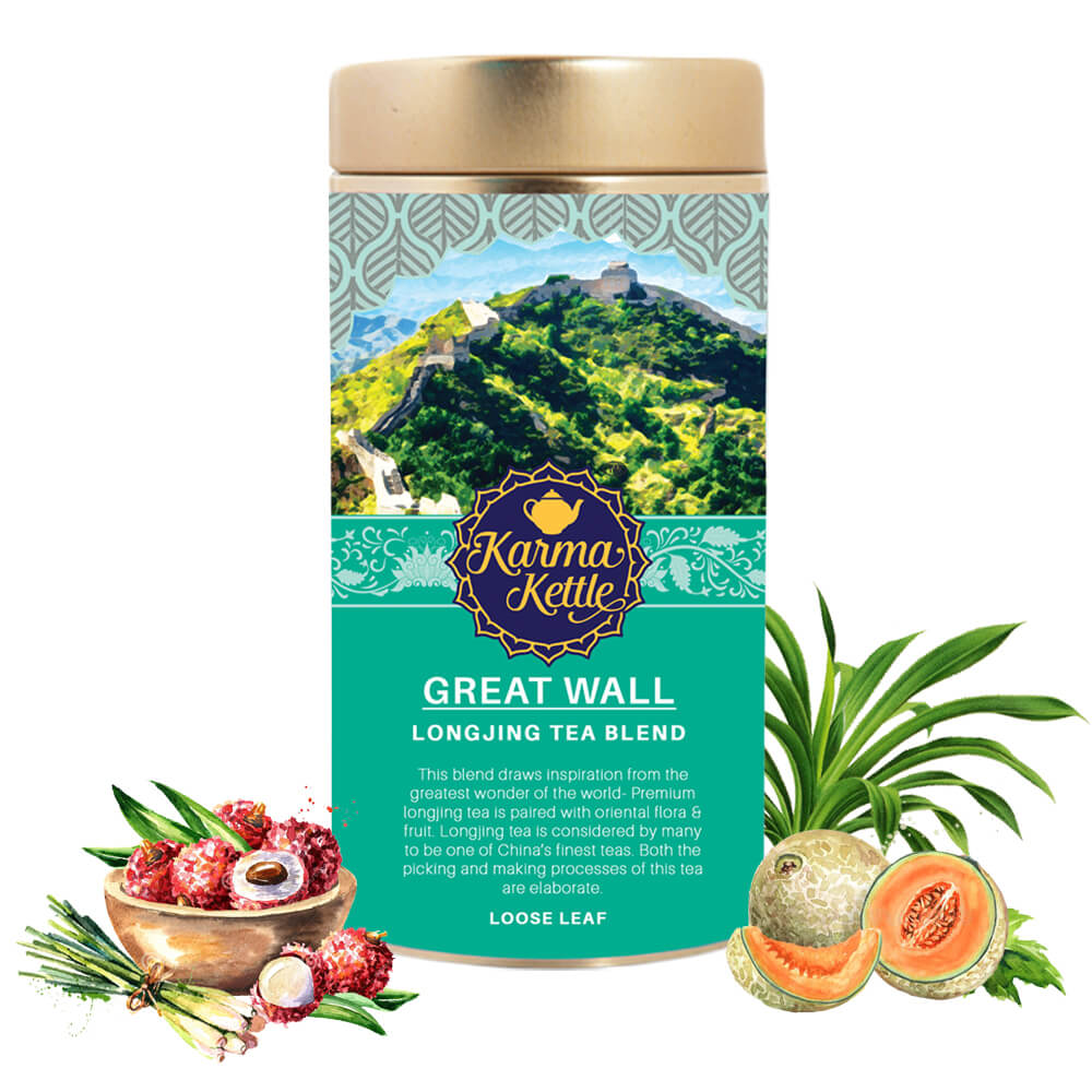 
                  
                    Load image into Gallery viewer, Longjing tea with lychee and pandan
                  
                