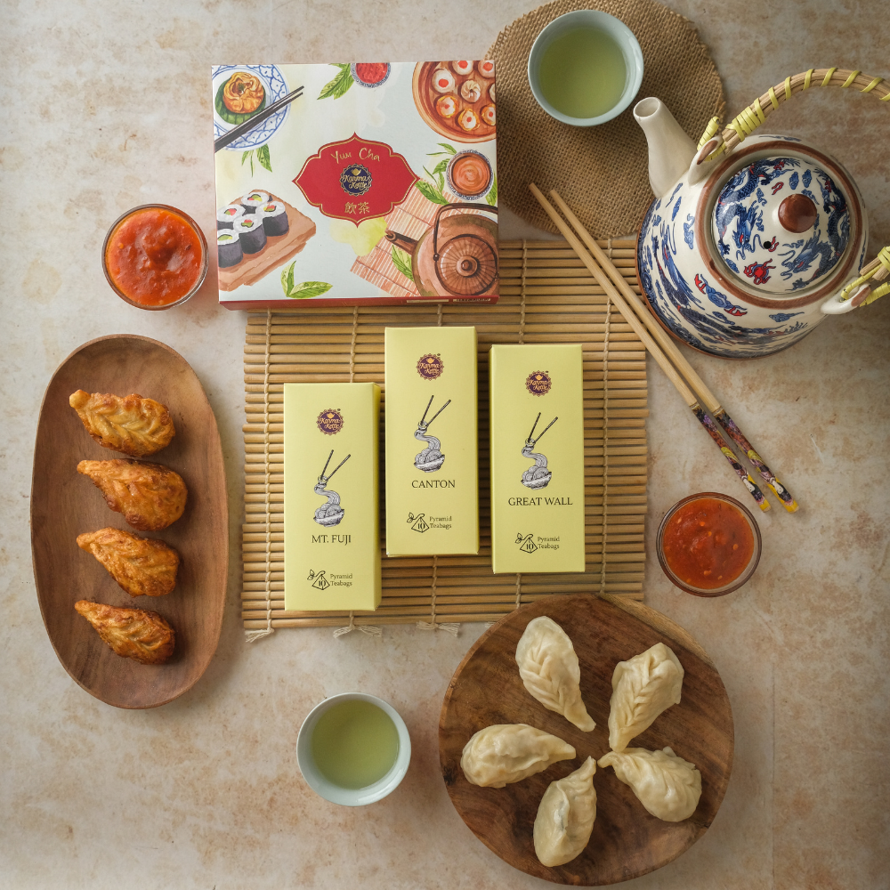 Yum Tea Menu Yum Cha Tea Gift Box | Premium Asian Tea Gift Set – Karma Kettle Teas
