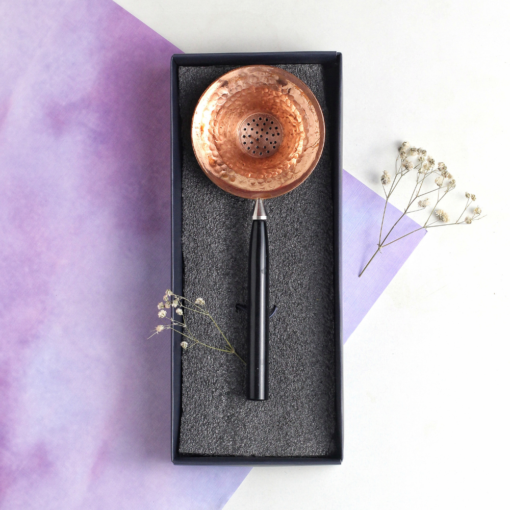 
                  
                    Load image into Gallery viewer, Copper Antique Tea Strainer
                  
                