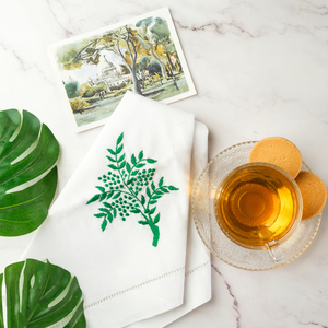 
                  
                    Load image into Gallery viewer, Hand Embroidered Tea Towels - Set of 2
                  
                