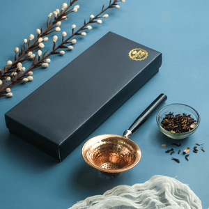 
                  
                    Load image into Gallery viewer, Copper Antique Tea Strainer
                  
                