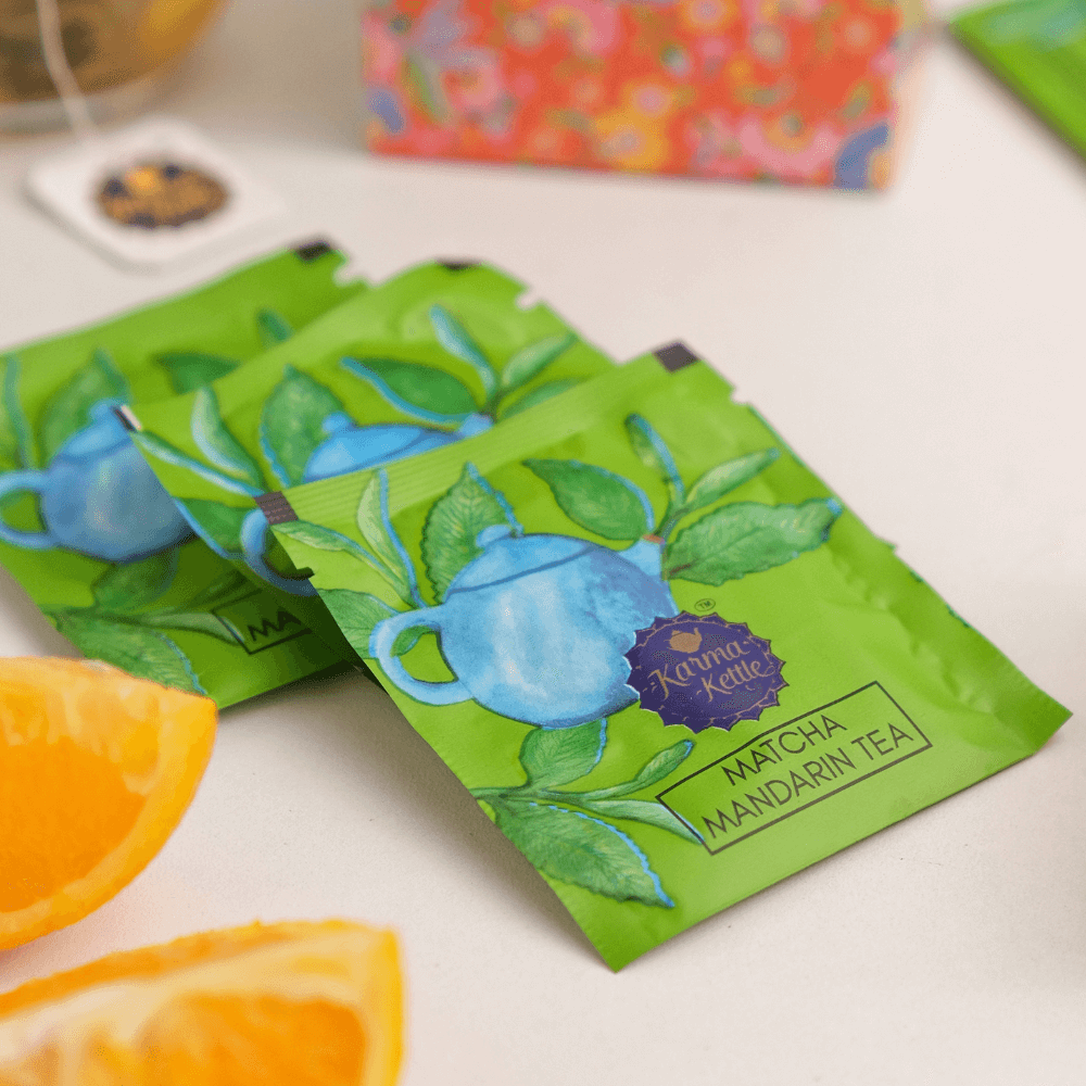 
                  
                    Load image into Gallery viewer, Matcha Green tea with Mandarin orange
                  
                