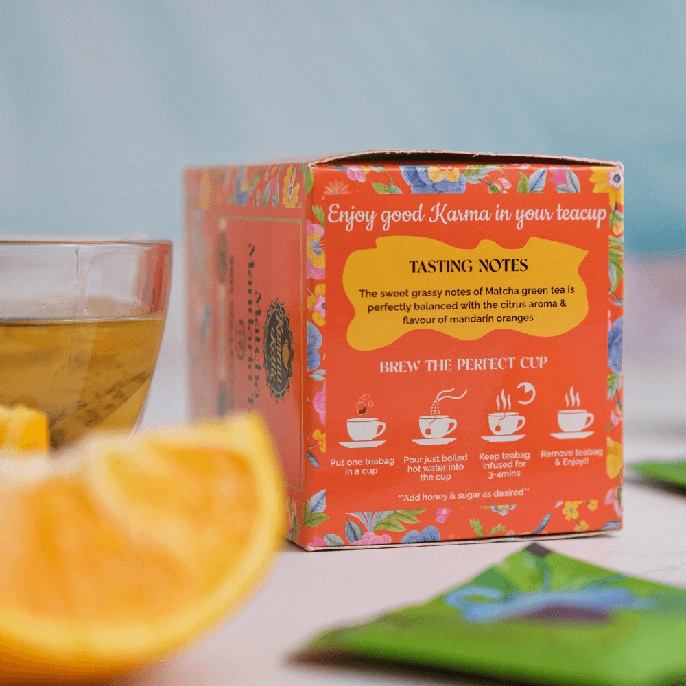 
                  
                    Load image into Gallery viewer, Matcha Green tea with Mandarin orange
                  
                
