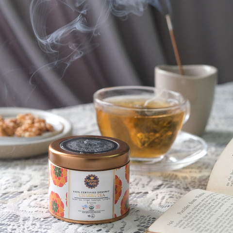 Organic Green tea with galangal and turmeric