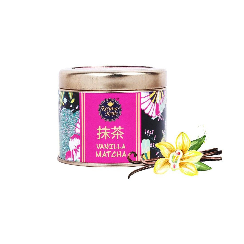 
                  
                    Load image into Gallery viewer, Vanilla Matcha Green Tea Karma Kettle Teas 
                  
                